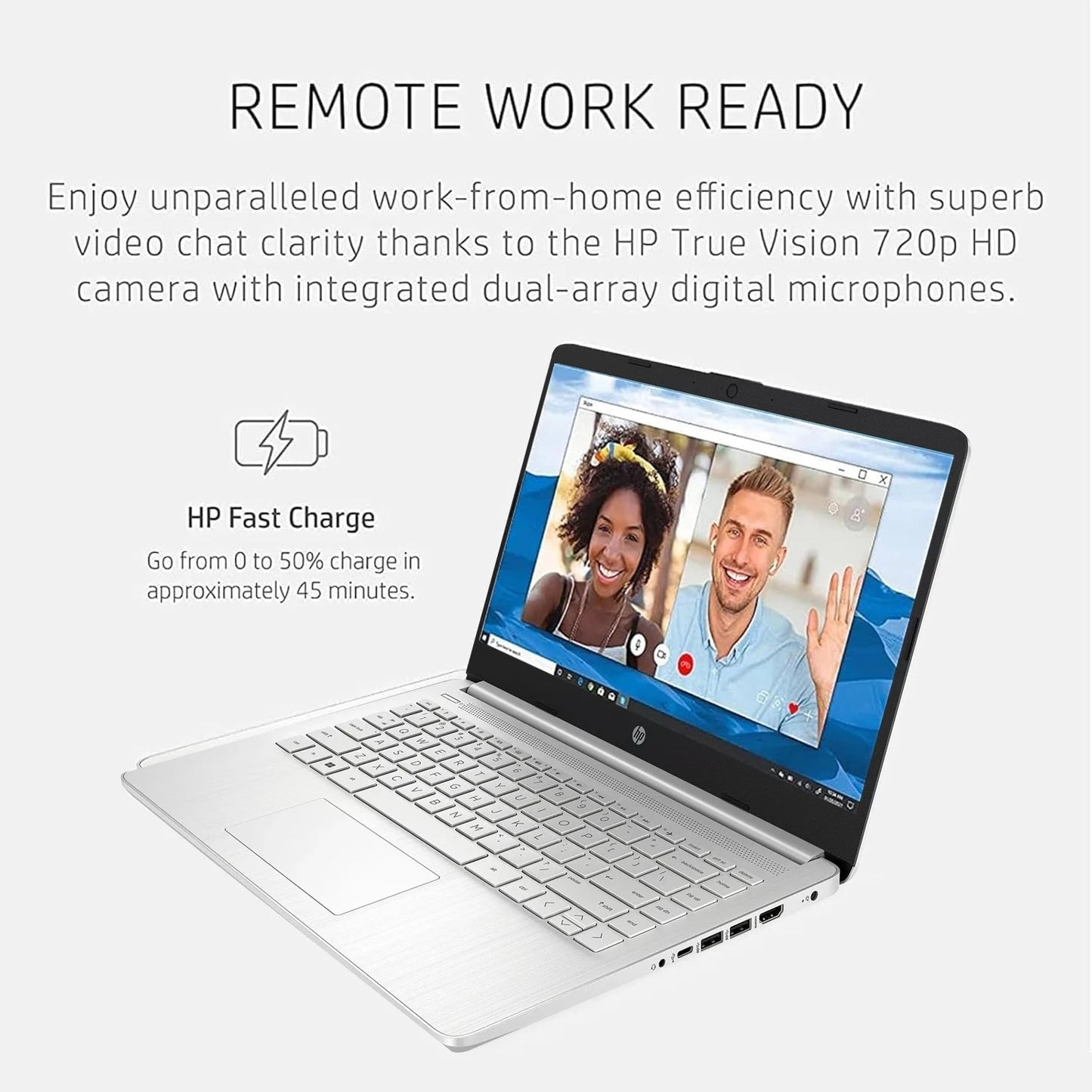 HP 14 Inch Business Laptop with Expandable Storage