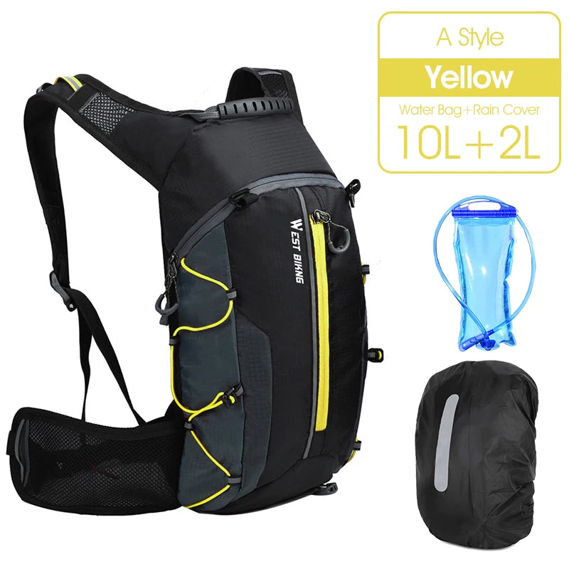 Cycling Backpack Hydration Pack 10L West Biking Outdoor