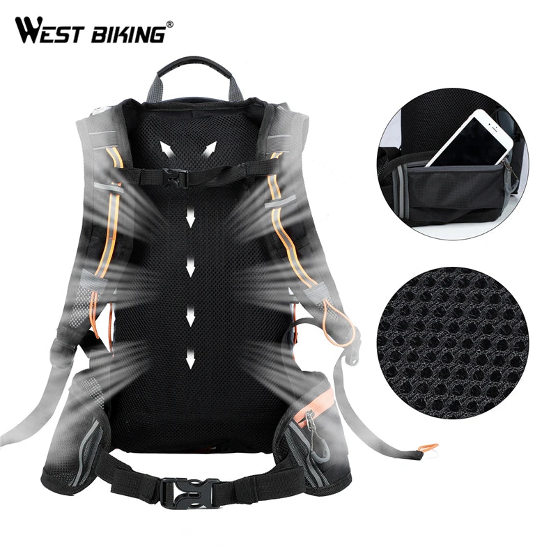 Cycling Backpack Hydration Pack 10L West Biking Outdoor