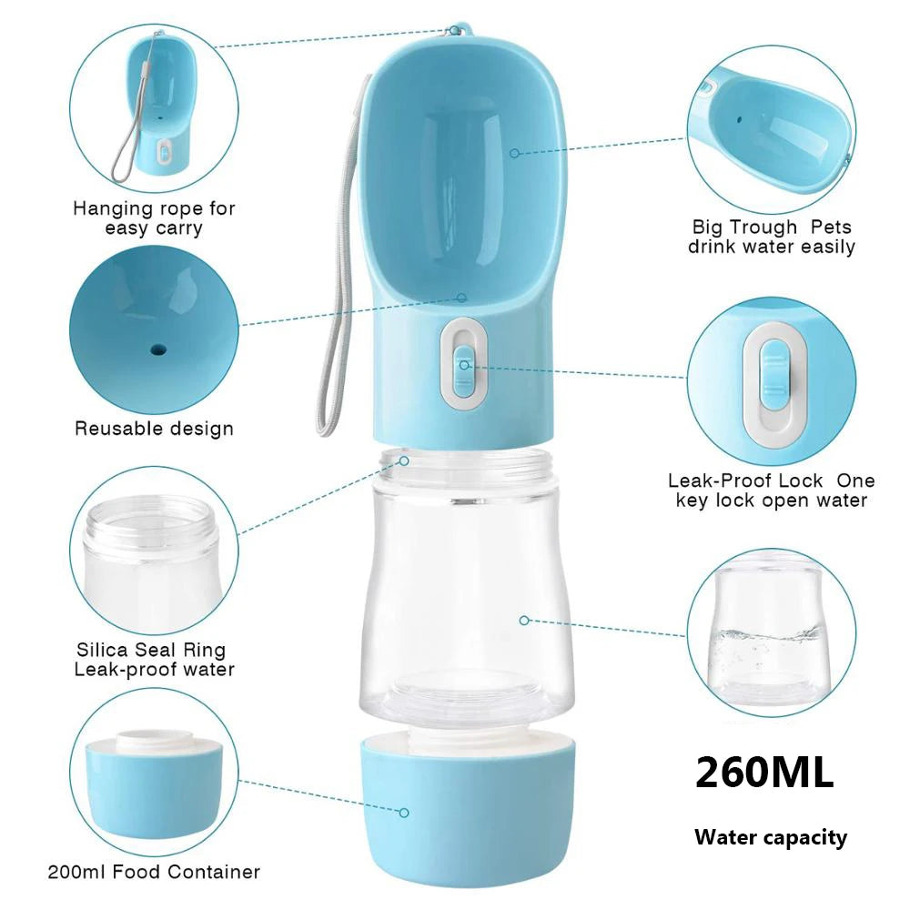 Portable Dog Water Bottle for Hydration on Outdoor Adventures