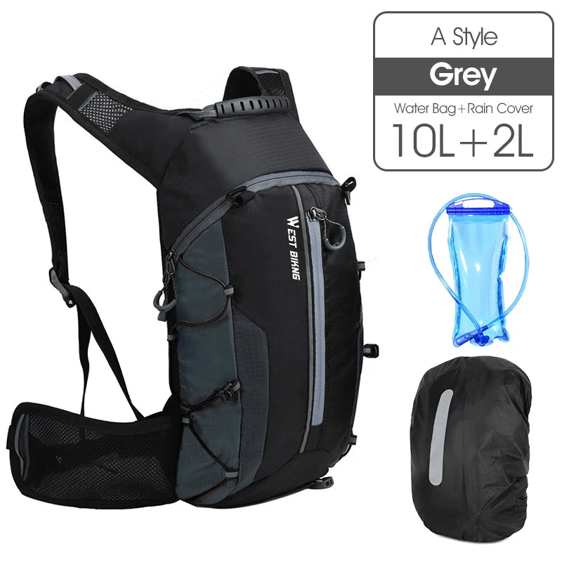 Cycling Backpack Hydration Pack 10L West Biking Outdoor