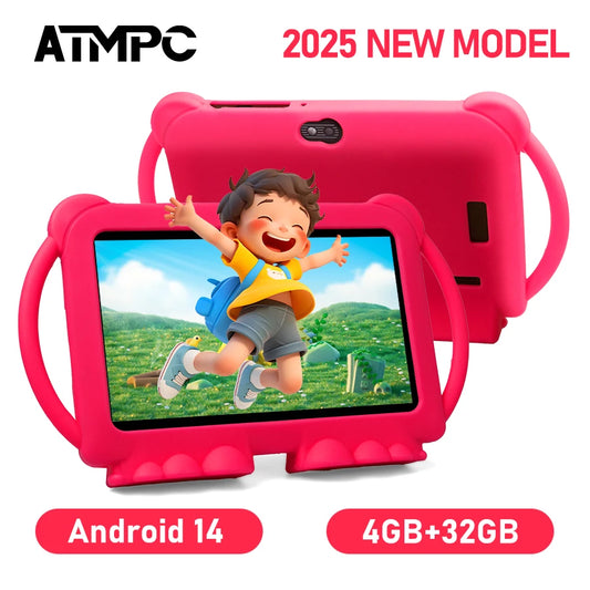ATMPC 7 Inch Kids Tablet with Eye Protection and Parental Controls