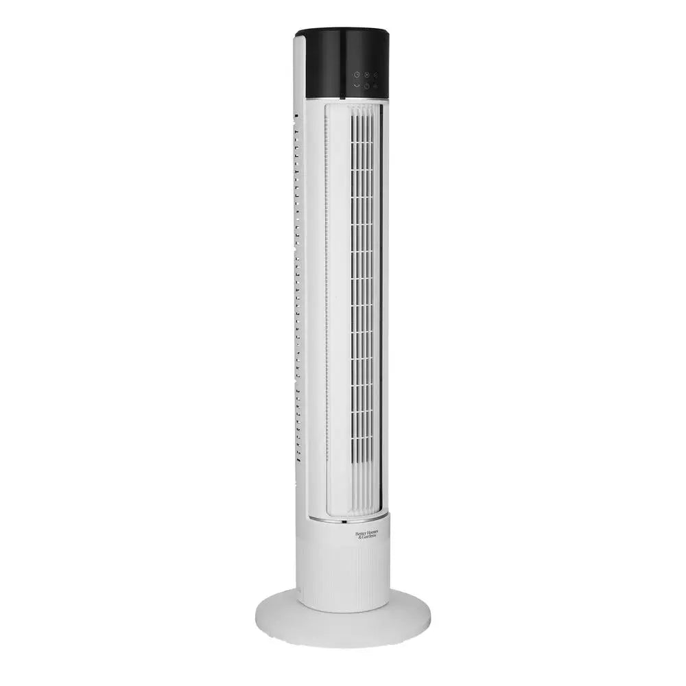 Tower Fan With Remote Timer LED Display Three Speeds