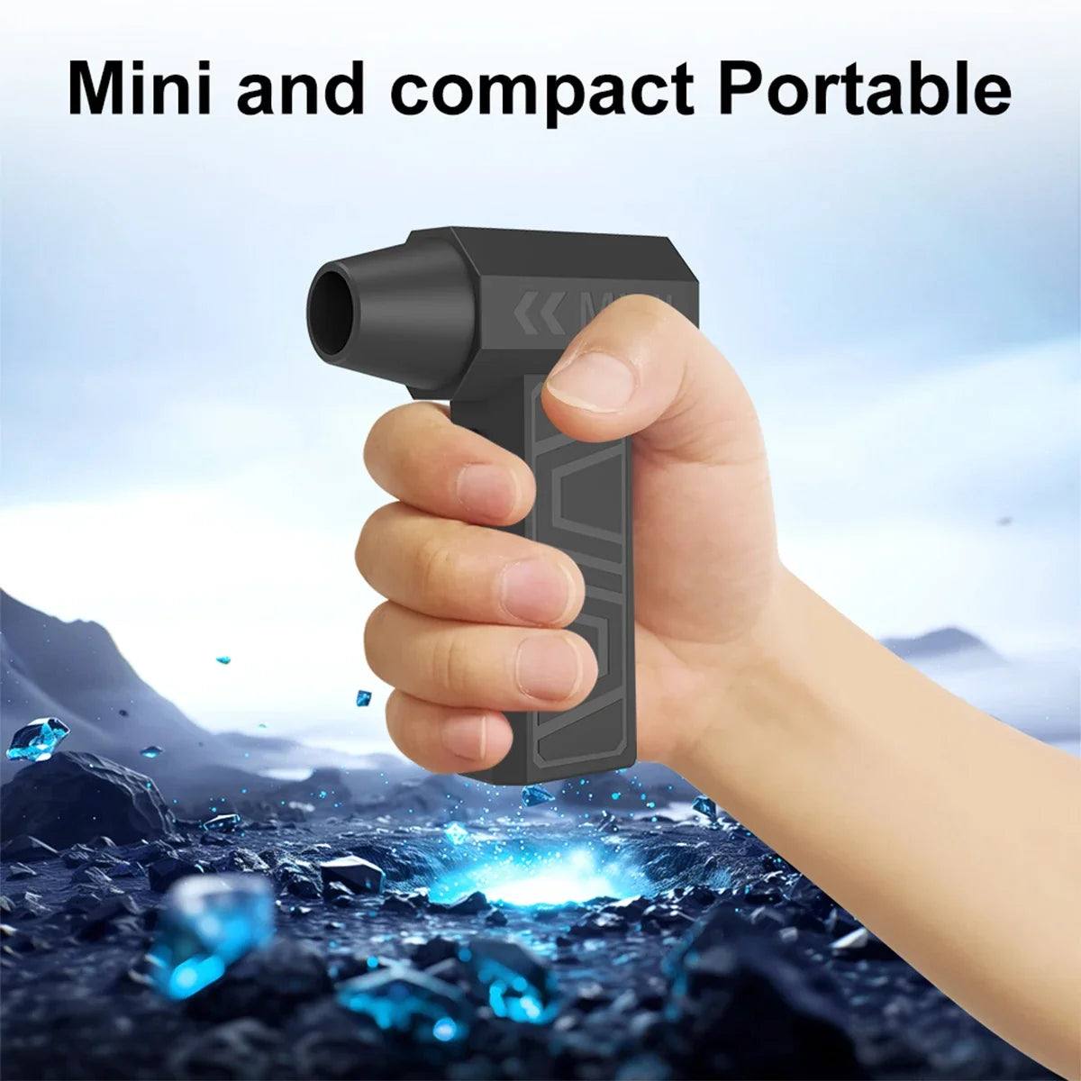 TurboClean Jet Fan Air Duster for Quick Powerful Cleaning