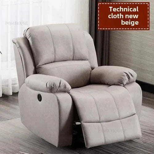 ComfortPro Multifunctional Reclining Sofa with Electric Rocking Feature