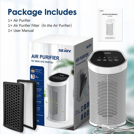 Sejoy Air Purifier with HEPA Filter for Clean Indoor Air