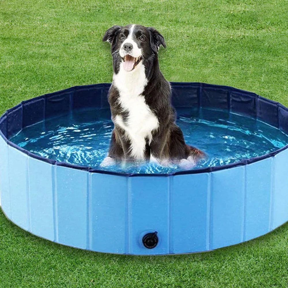 Petravel Durable Portable Dog Swimming Pool for Large Dogs