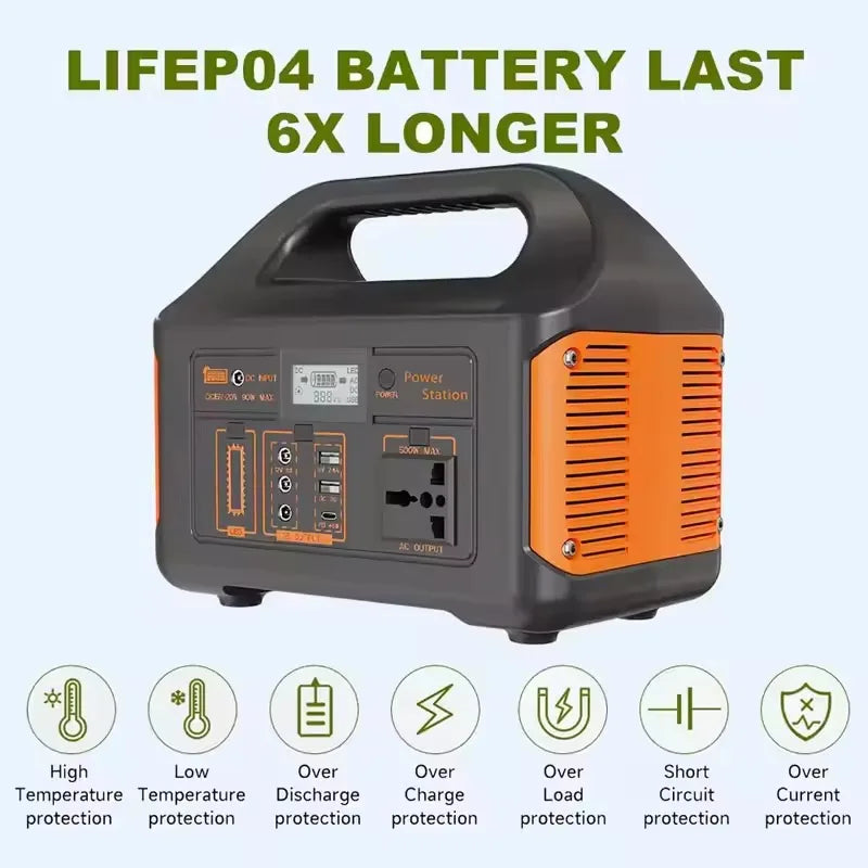 Outdoor Portable 300W Power Station for Camping and Emergencies