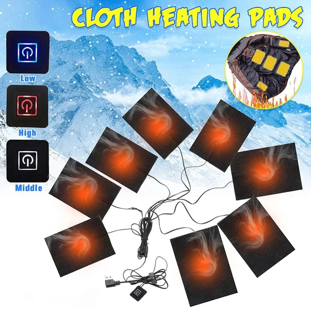 USB Heating Pads For Heated Clothing And Winter Warmth