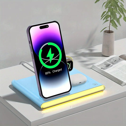 Fast Wireless Charger Station 30W PD for Phones and Watches