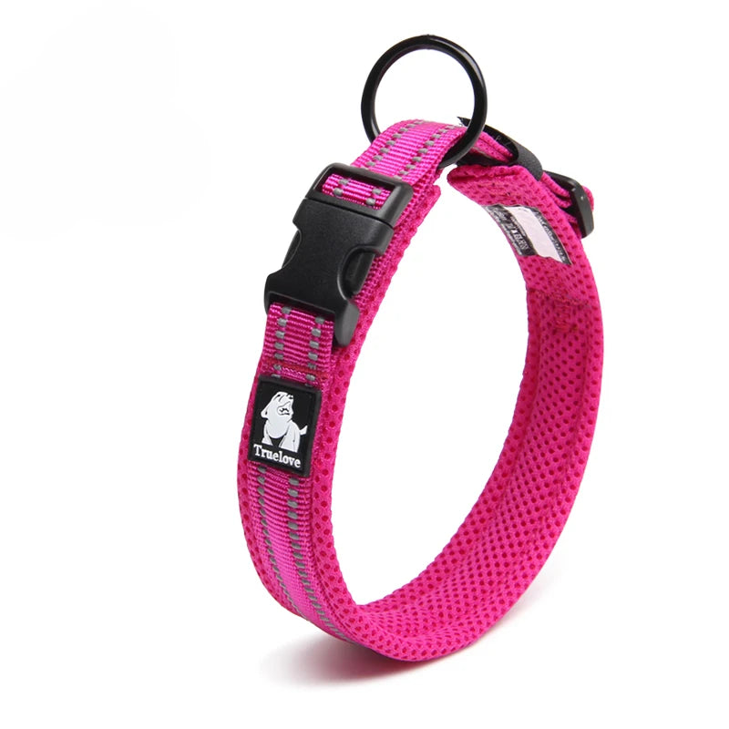 Nylon Padded Dog Walking Collar With Durable Buckle