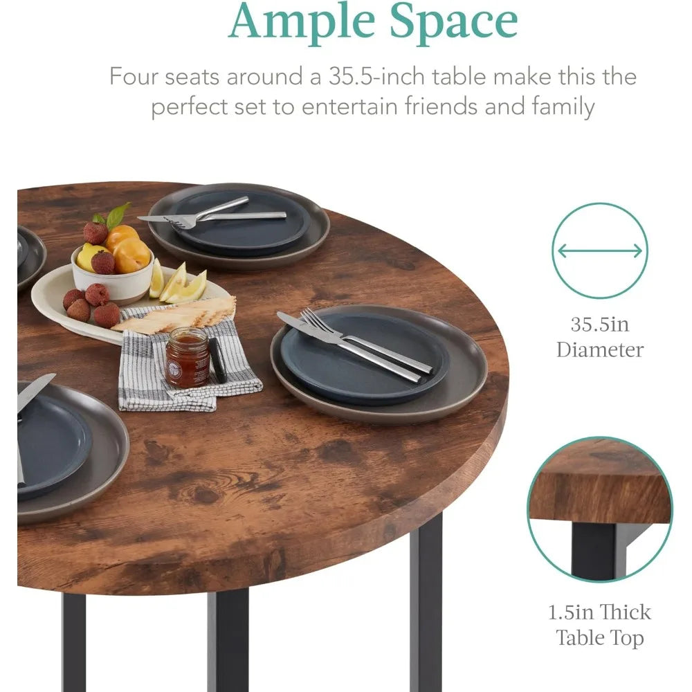 Modern Round Counter Height Dining Set for Stylish Home Décor