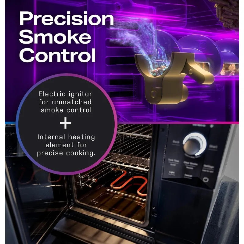 Smart Indoor Pellet Smoker With WiFi And Active Filtration