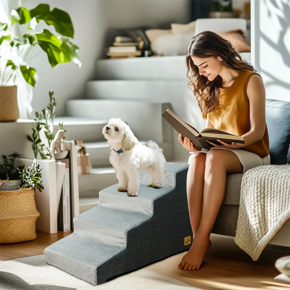 Pet Ramp Stairs Three Quarter Step High Density Foam