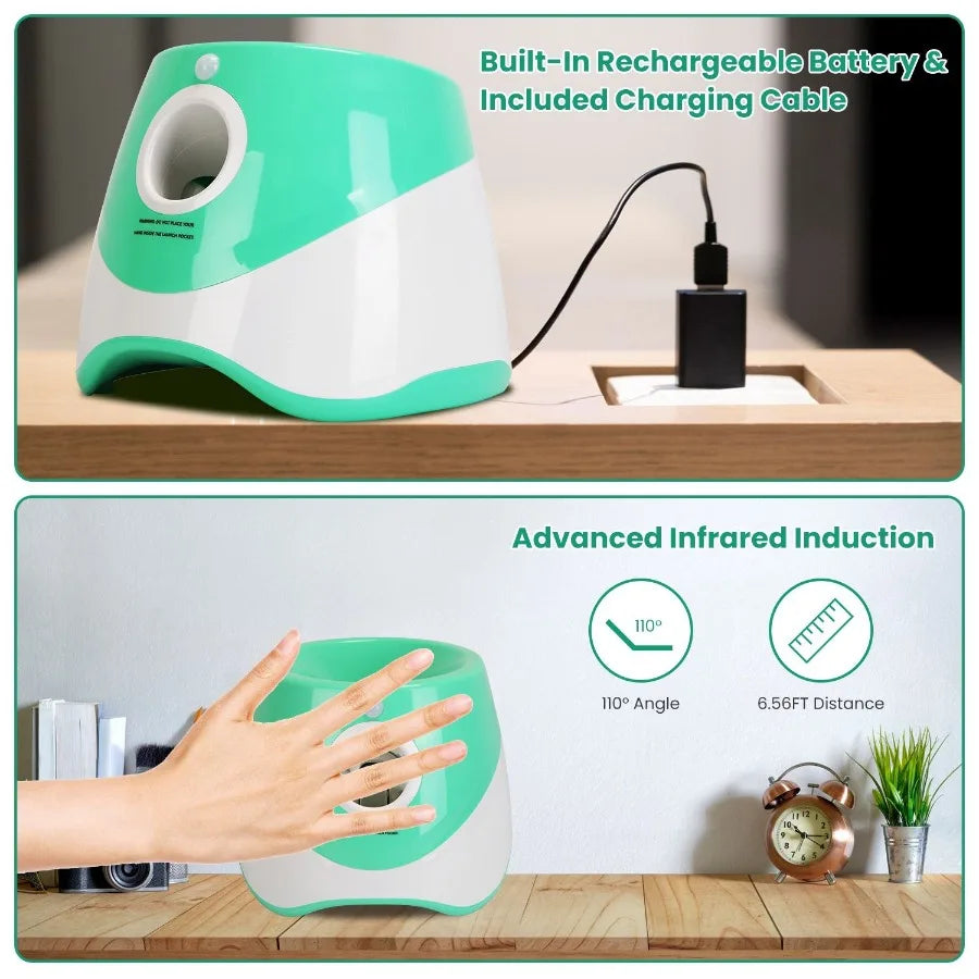 Automatic Dog Ball Launcher with Adjustable Distances for Endless Fun