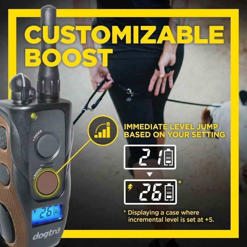 Dogtra Handsfree E-Collar with 3/4 Mile Range for Effective Training