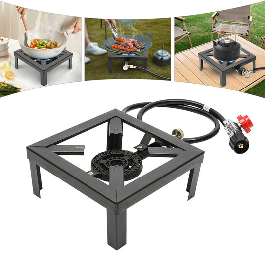 Portable Single Burner Gas Stove for Easy Outdoor Cooking