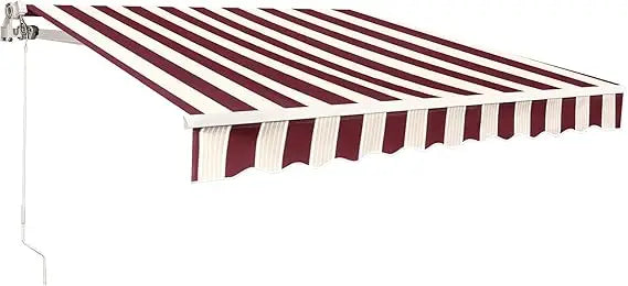 Manual Retractable Patio Awning for Stylish Outdoor Shade