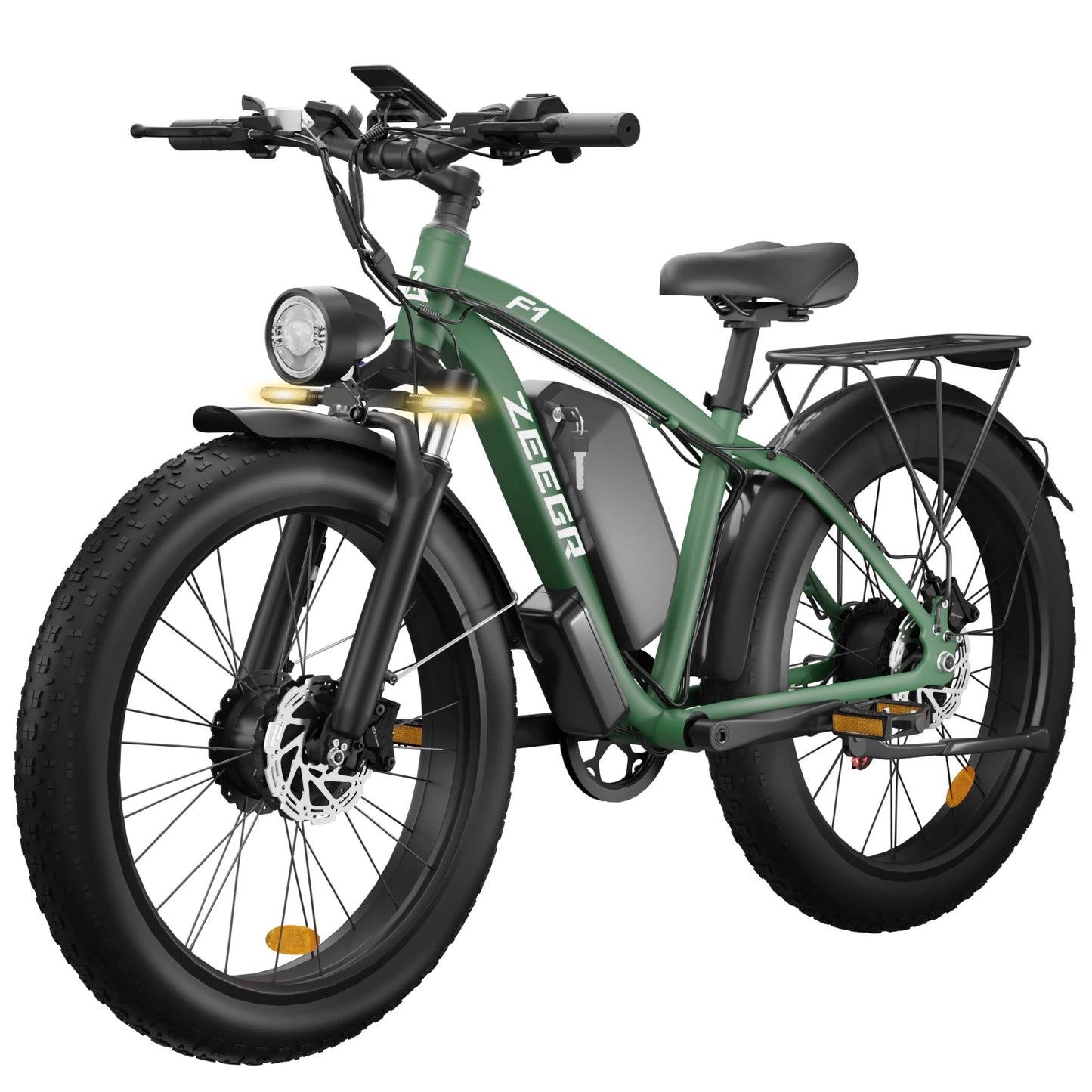 ZEEGR F1 48V 2000W Fat Tire Electric Bike Front Suspension