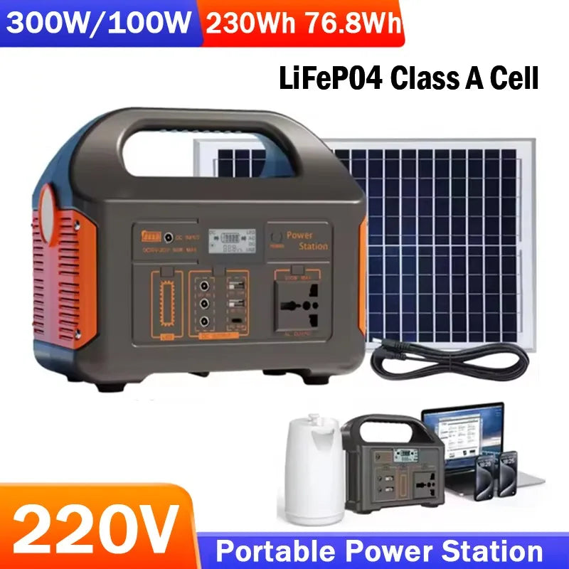 Outdoor Portable 300W Generator for Camping and Emergencies