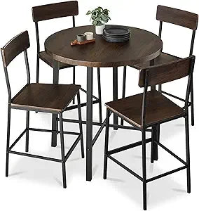 Modern Round Counter Height Dining Set for Stylish Home Décor