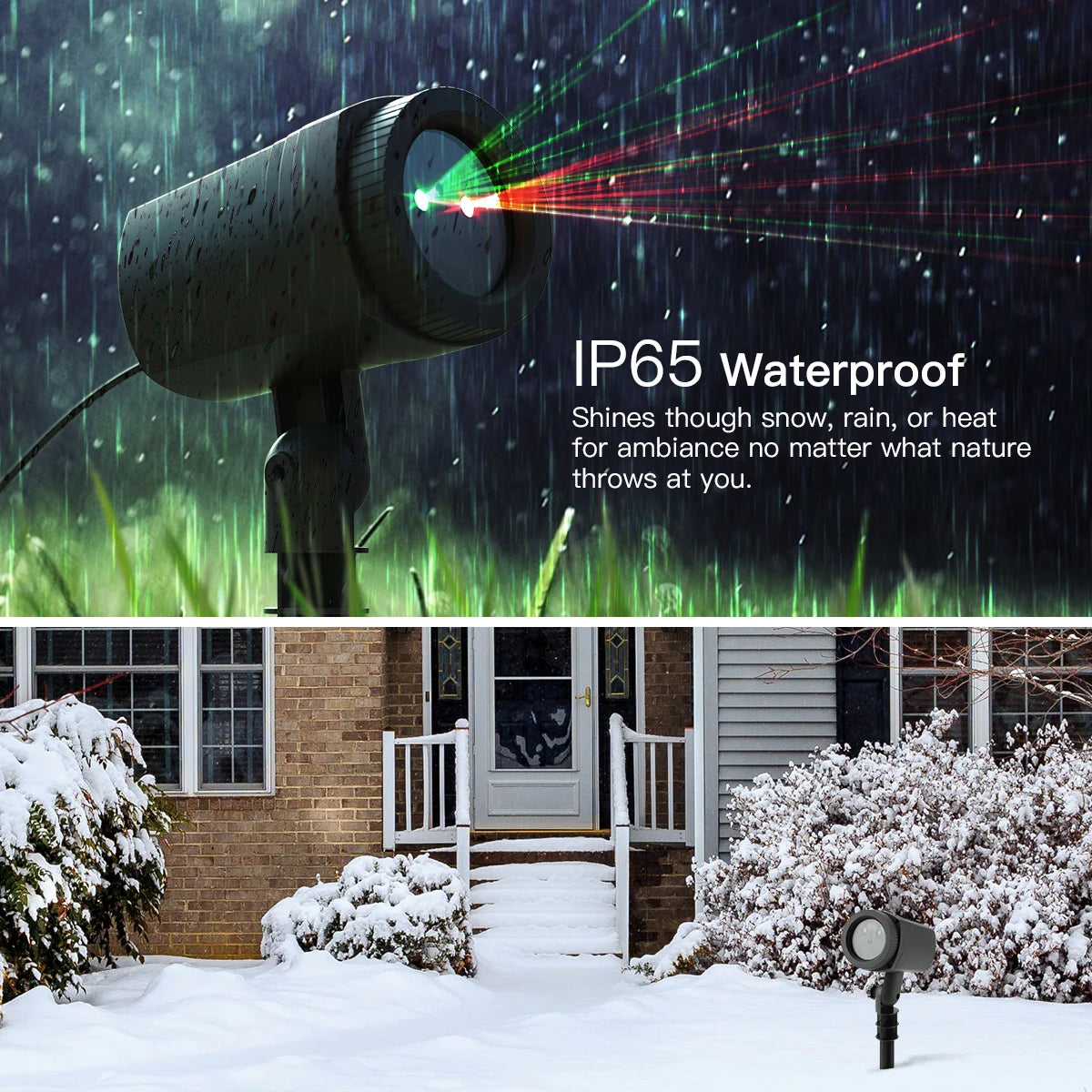 Outdoor Christmas Projector Lights With Remote 12 Patterns