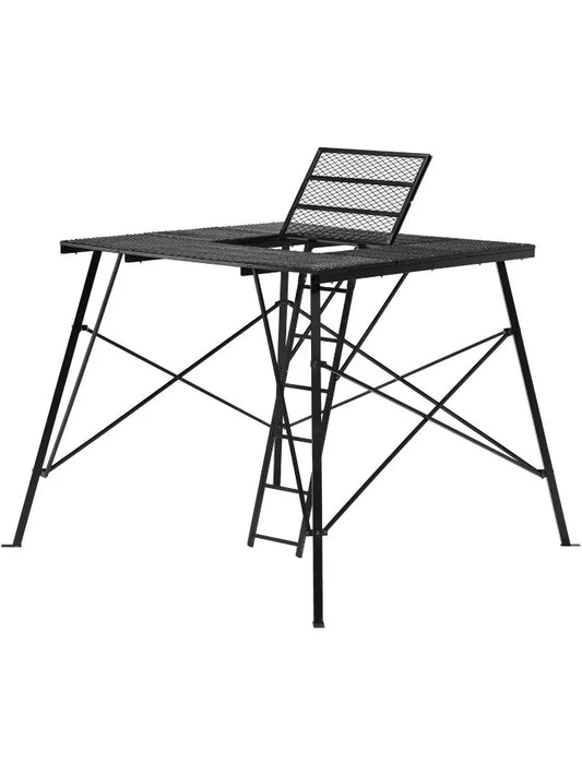 Durable Powder Coated Steel Ground Blind Platform Universal