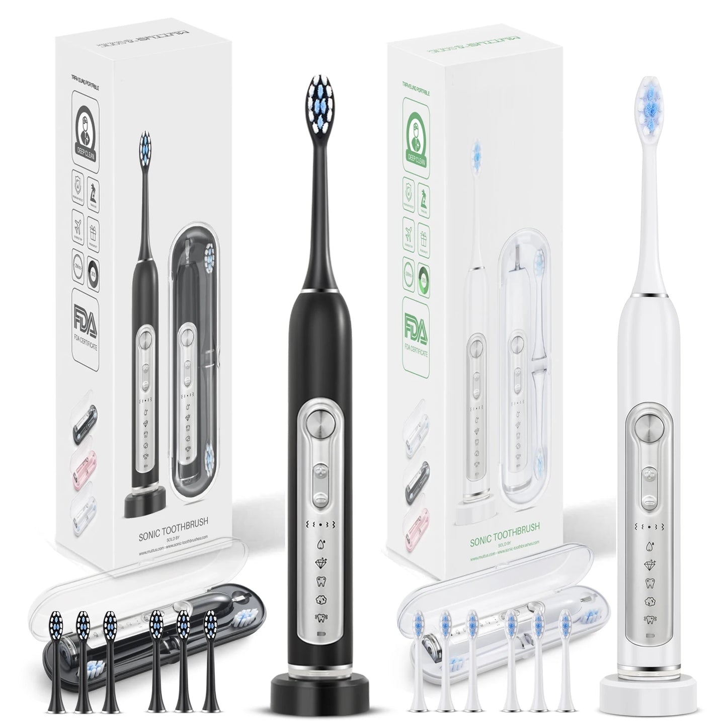 SUBORT S7 Super Sonic Electric Toothbrush with Smart Timer
