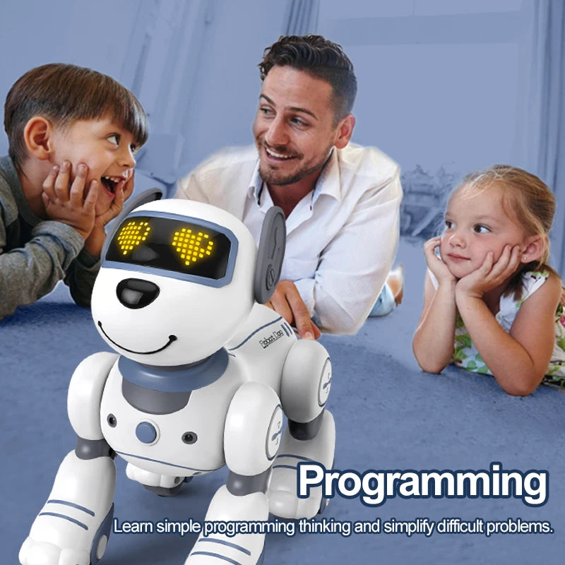 RC Robot Dog With Voice Command And Music Features