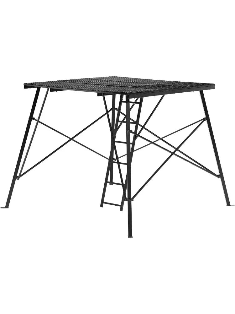 Durable Powder Coated Steel Ground Blind Platform Universal