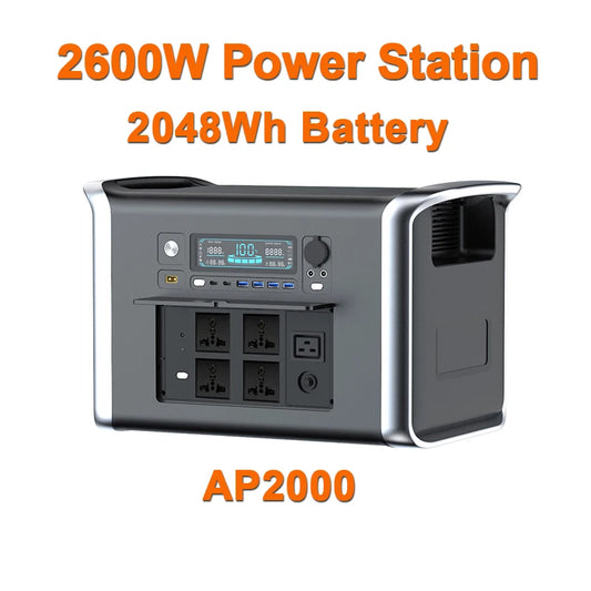 CTOLITY 2000Wh Portable Power Station with High Capacity Battery
