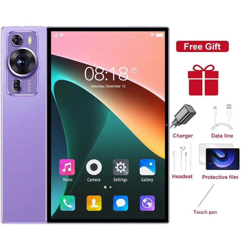 P60 Pro Tablet 10 Inch Android14 5G Long Battery Kids