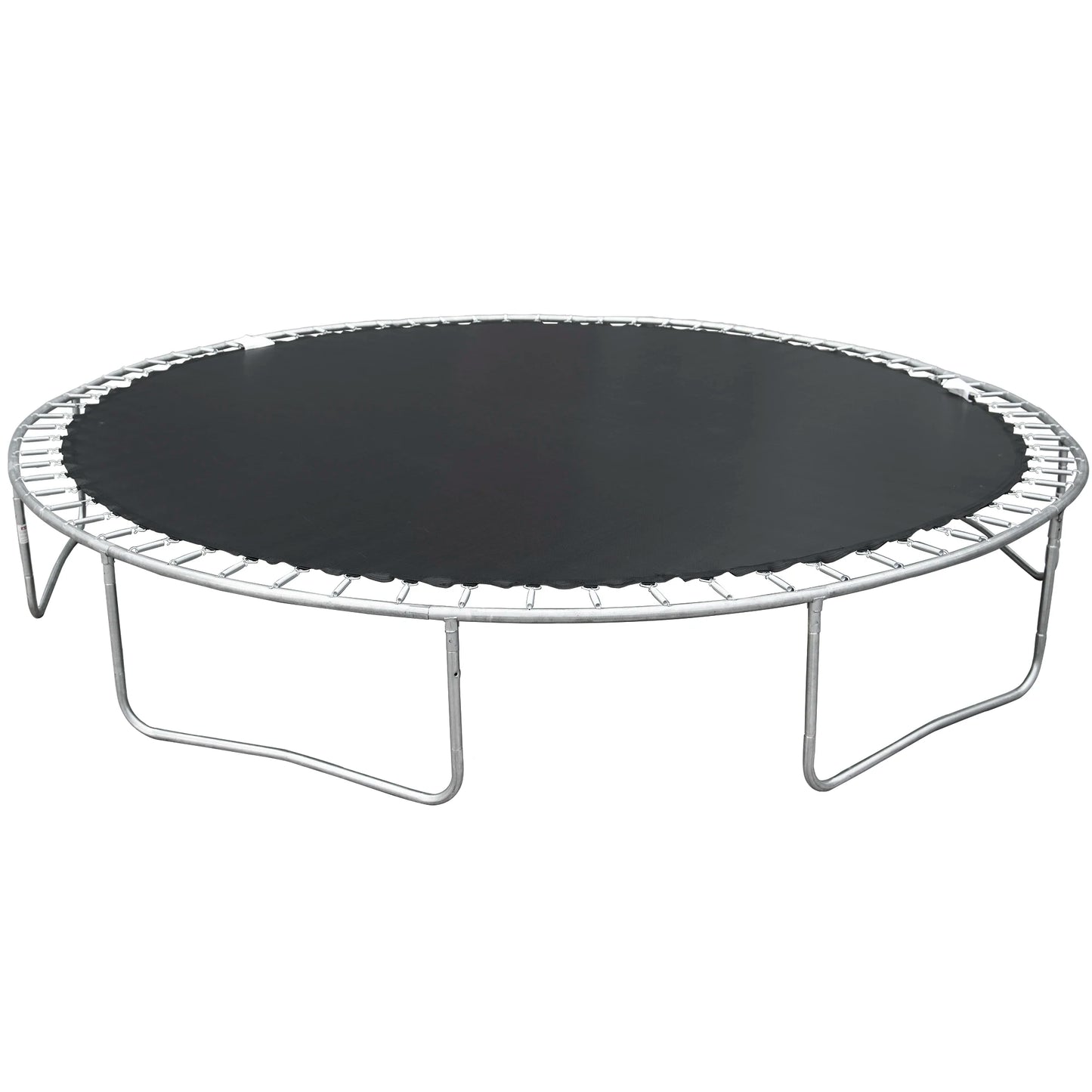 HiMISSCN 14FT Pumpkin Trampoline With Safety Enclosure Net