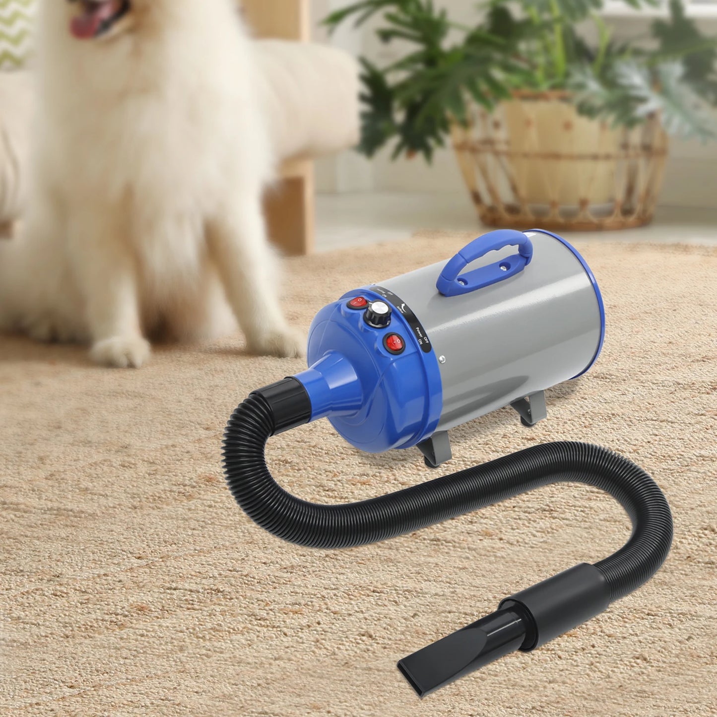 PetGroom Pro 2200W Dryer for Quiet Stress-Free Grooming