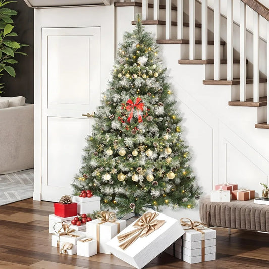 9 Ft Prelit Decorated Scotch Pine Christmas Tree Lights