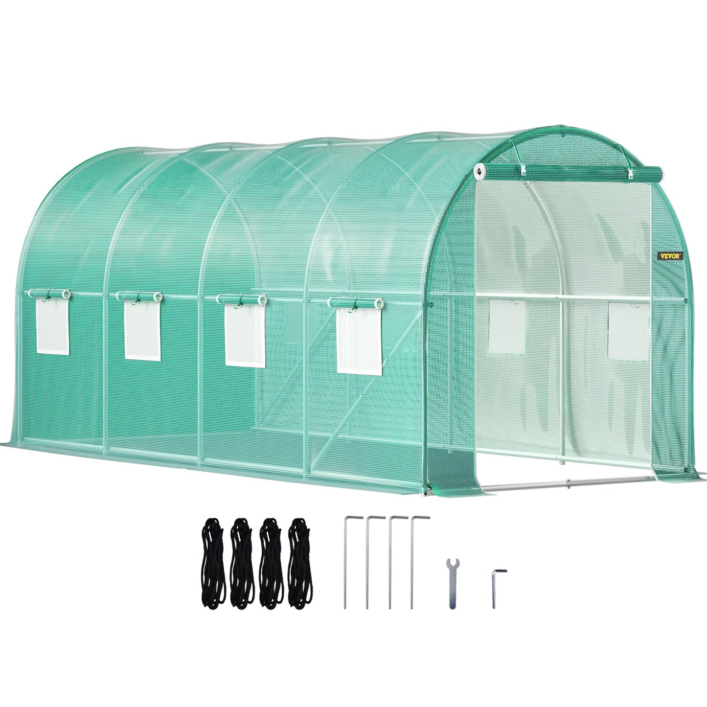 Walk In Tunnel Greenhouse Galvanized Frame Waterproof Cover