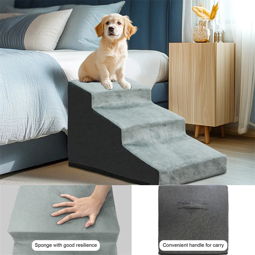 Pet Ramp Stairs Three Quarter Step High Density Foam