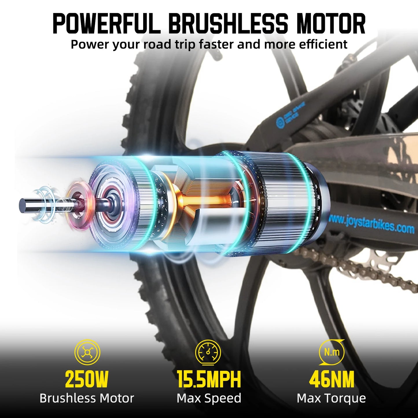 Joystar Kids Electric Bike 250W Off Road Mini Ebike