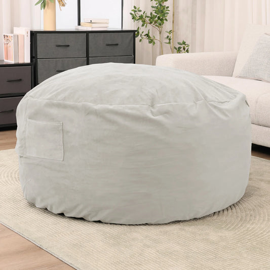 Oversized Bean Bag Chair With Removable Washable Cover