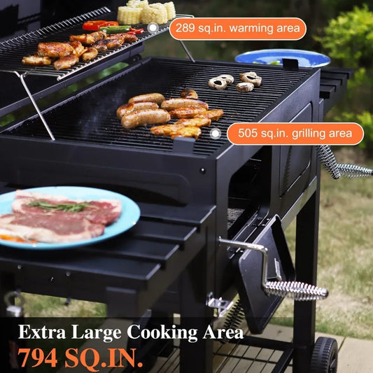 RBXC Heavy Duty Outdoor Barbecue Grill with Large Cooking Area