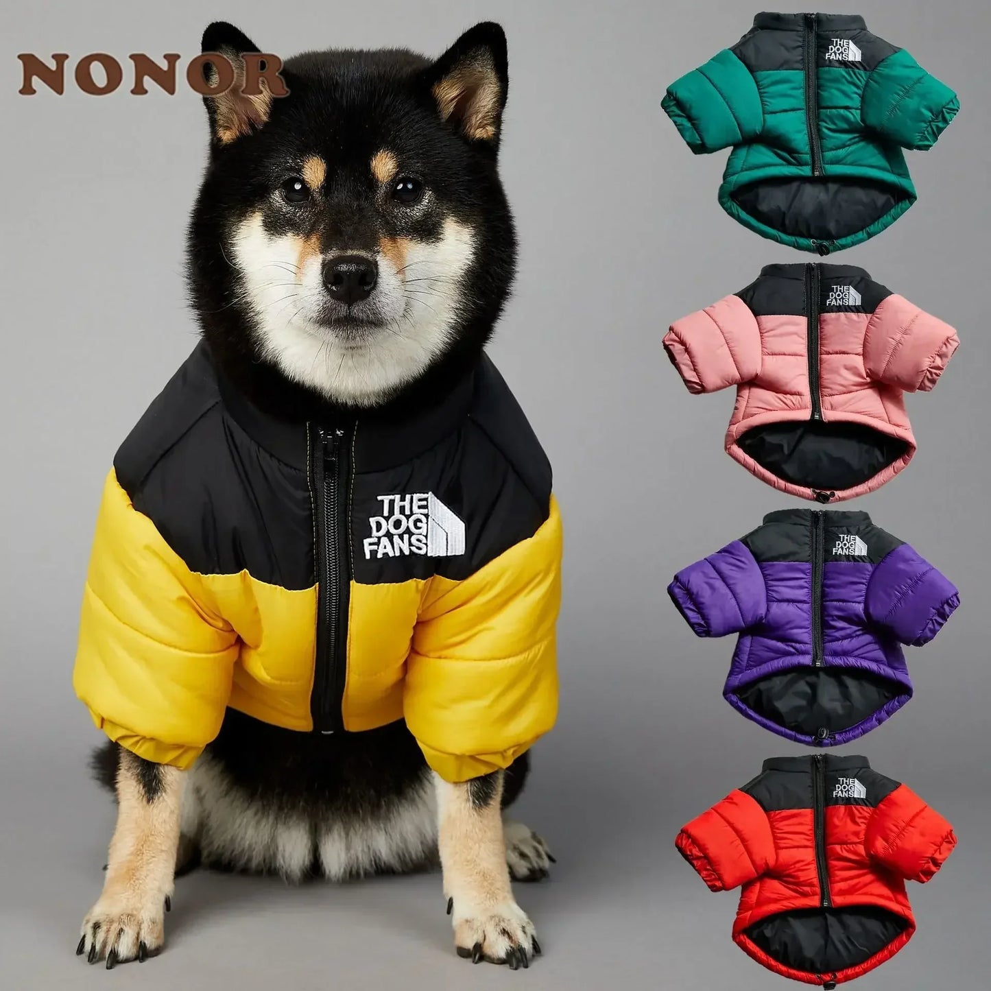 Warm Winter Dog Coat Down Jacket for Small Medium Dogs