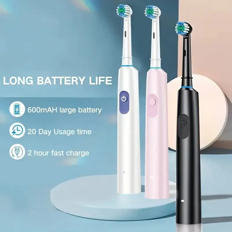 SmartClean Rotating Electric Toothbrush for Superior Dental Care