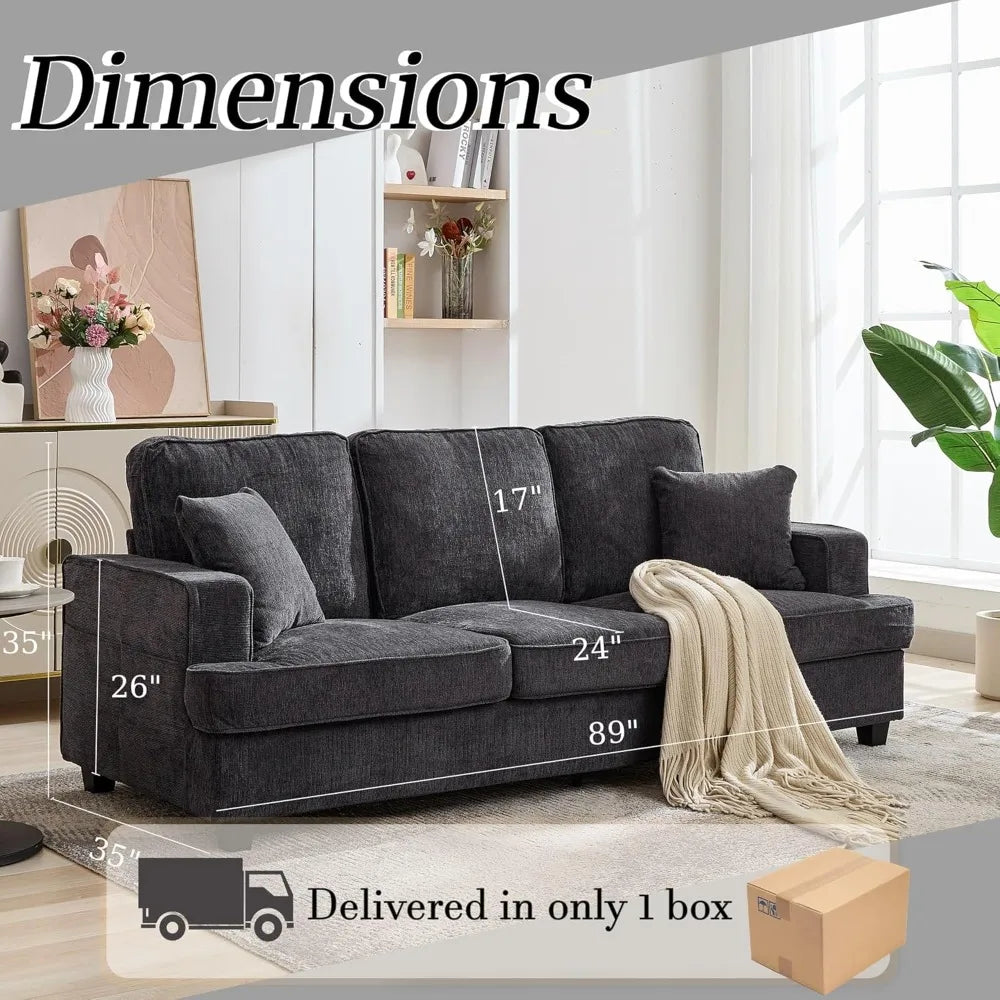 Modern Loveseat Sofa for Extra Comfy Stylish Living Rooms