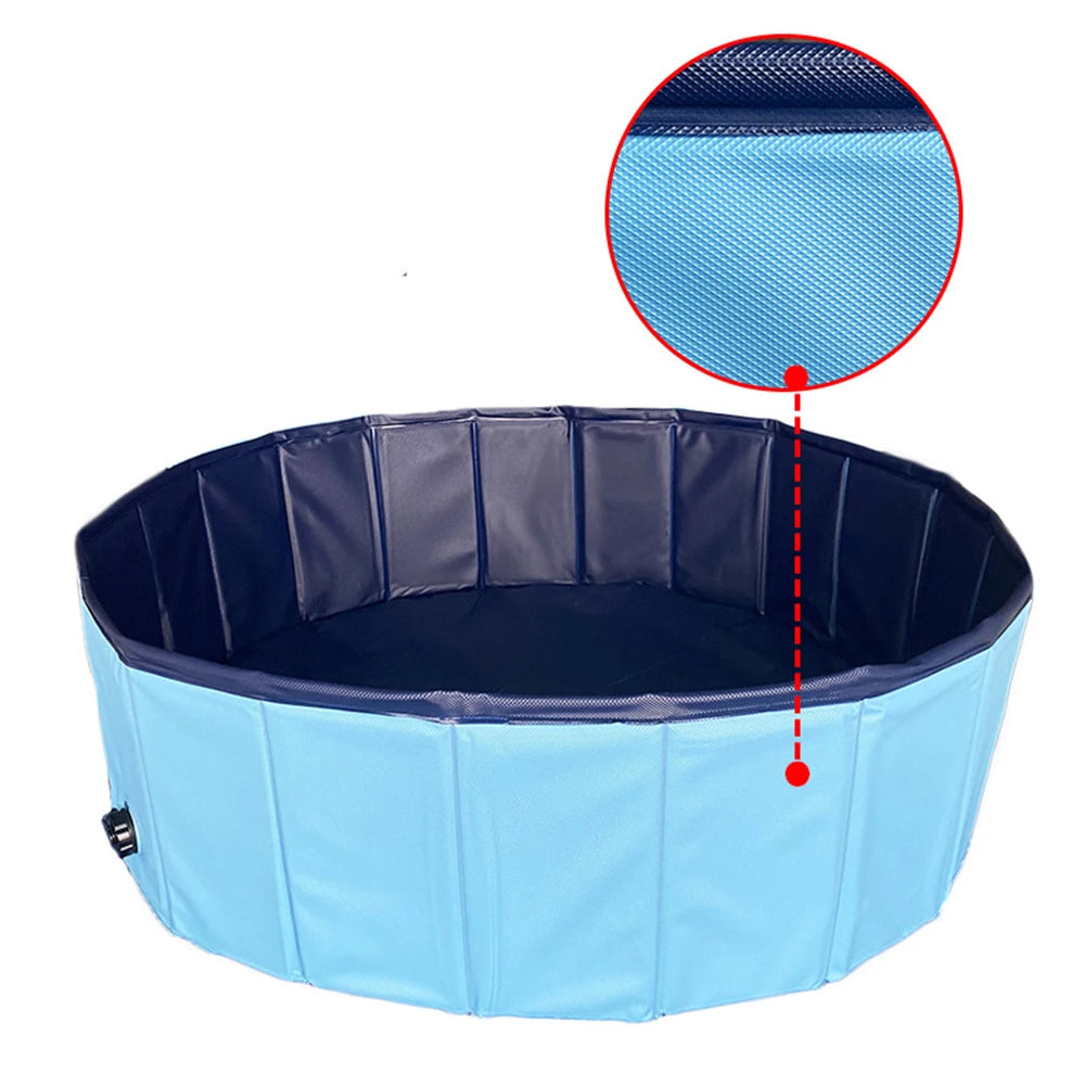 Petravel Durable Portable Dog Swimming Pool for Large Dogs