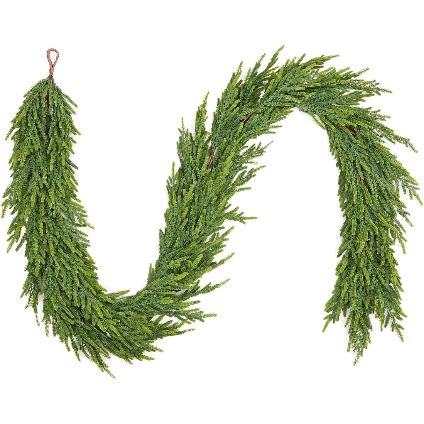 9 Foot Realistic Christmas Garland Dense Artificial Greenery