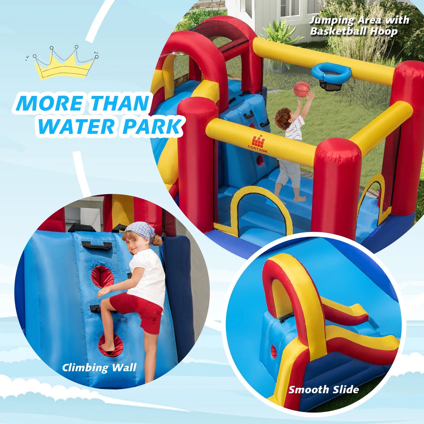 Inflatable Water Slide – Thrilling Double Slides for Endless Backyard Fun