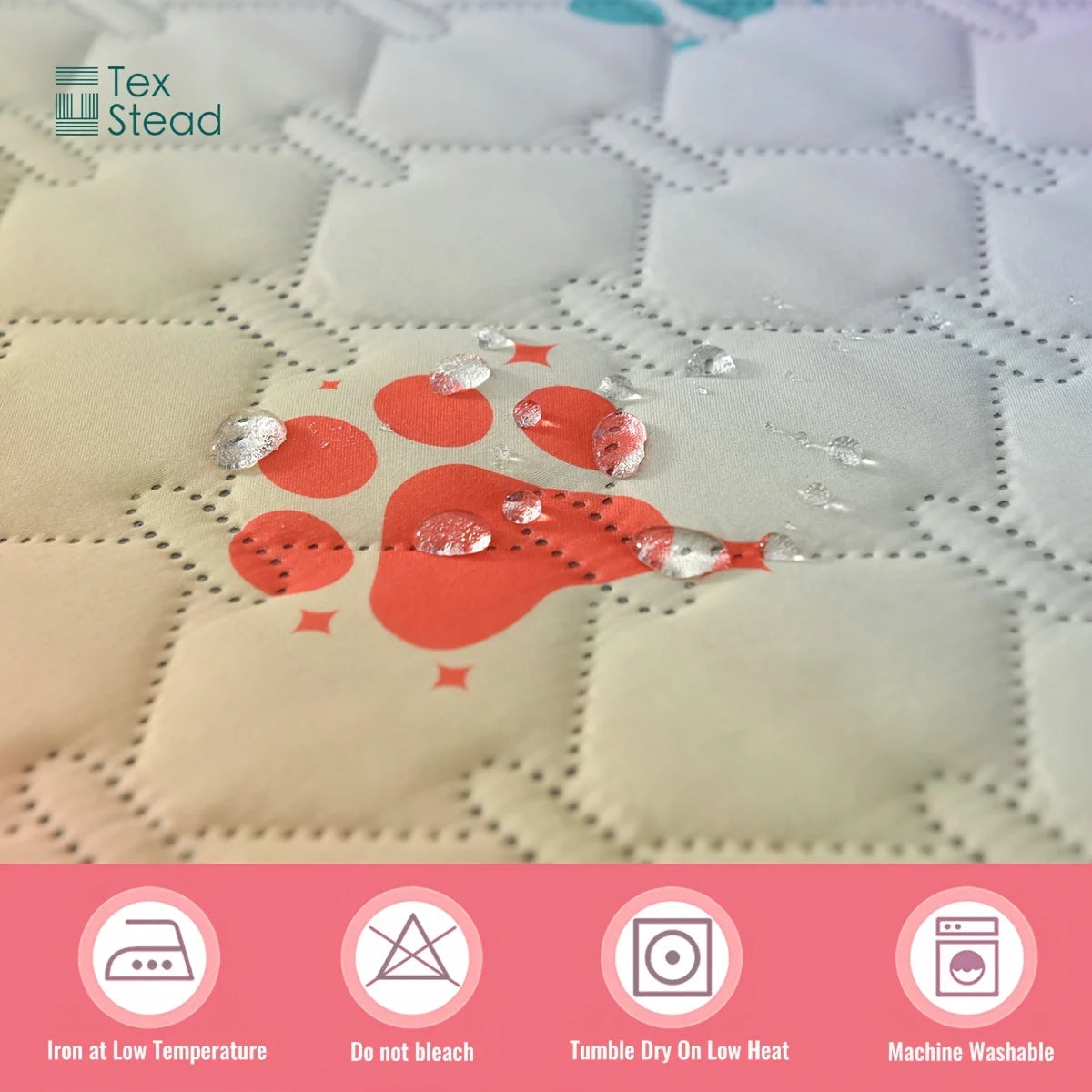 Reversible Anti-Leakage Dog Bed Cover for Kids and Pets