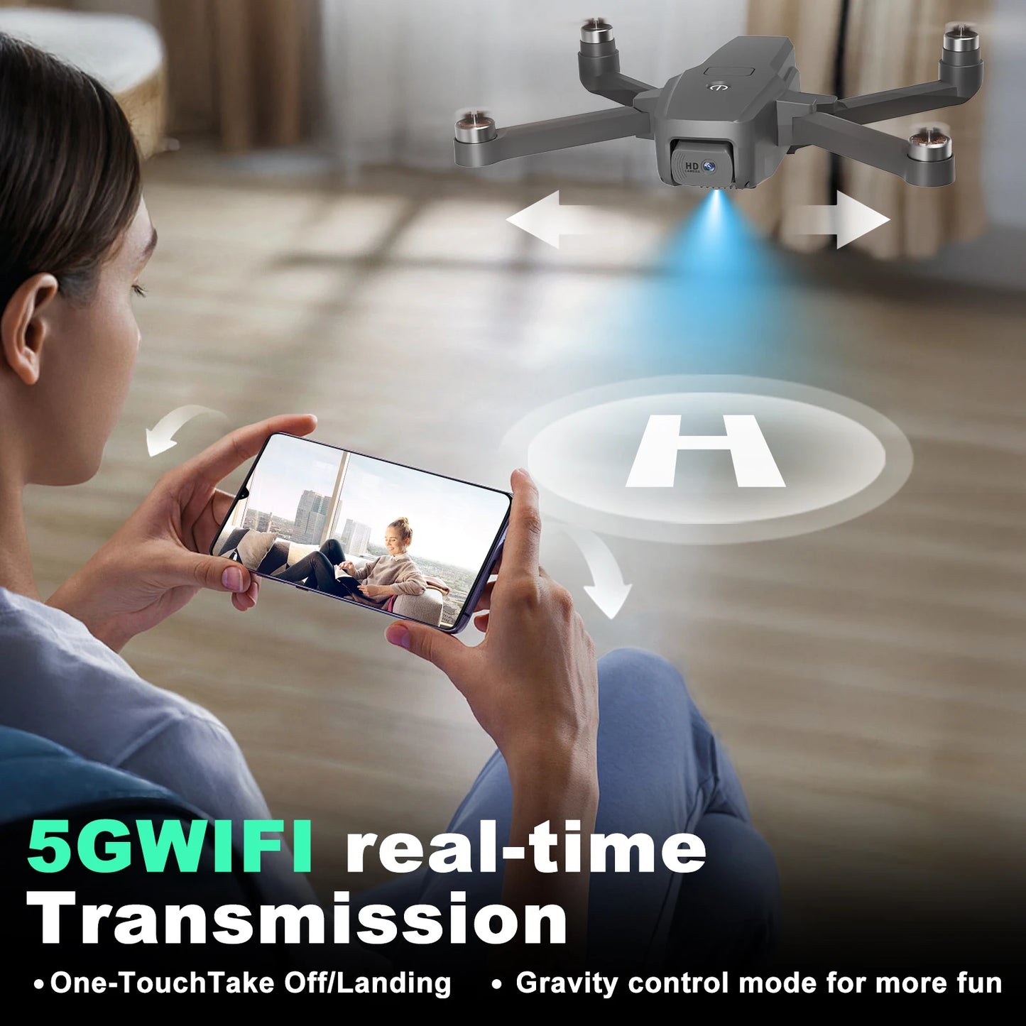 IDEA16 4K Drone With Dual Camera And 5G WiFi