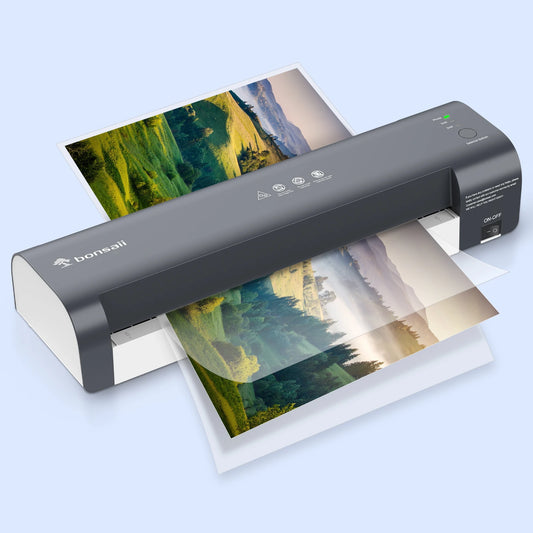 Bonsaii 13 Inch A3 Laminator for Jam-Free Document Preservation