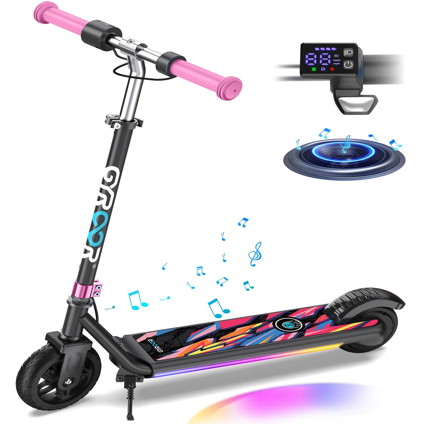H30 Max Kids Electric Scooter With 150W Motor Led Display